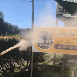 Helen using the dustin-mizer