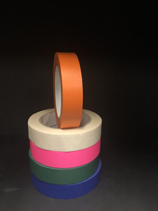 orange washi paper spike tape