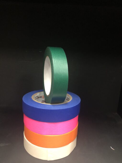 green washi paper spike tape