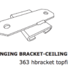 Hanging Bracket Ceiling Fix 363 hbracket topfix