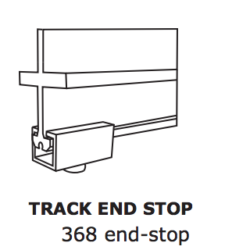 Track end stop 368 end stop