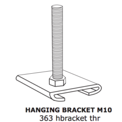 hanging bracket m10 363 hbracket thr