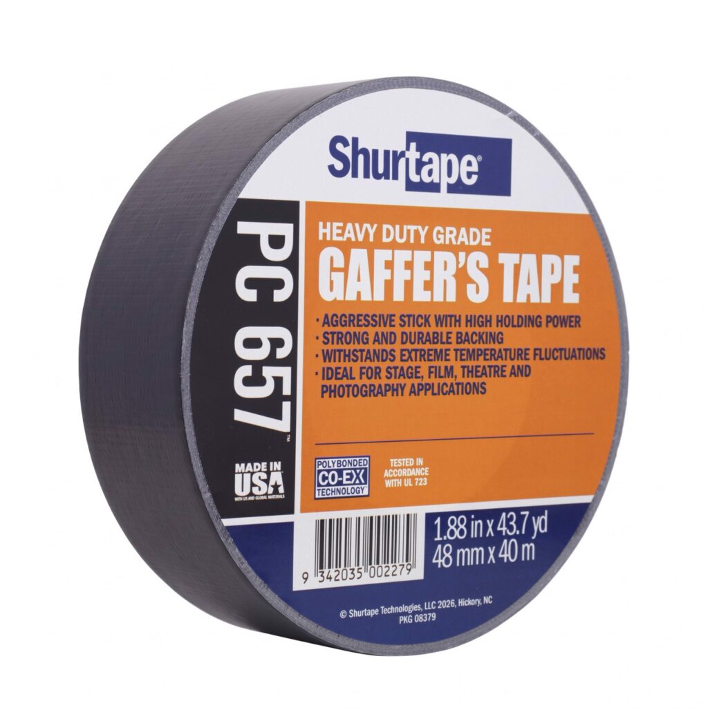 Shurtape PC 657 in the 48 mm × 40 m Australian launch format. Supplier image from Tenacious Tapes.